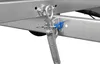 Close-up of a metal latch mechanism on a trailer frame. Podgląd zdjęcia produktu