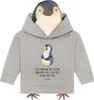 Mr. & Mrs. Panda Organic Baby Hoodie Pinguin Diät 12. - 18. Produktbild-Vorschau 2