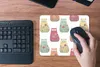 MuchoWow® Mauspad Mousepad Mädchen - Katze - Blumen - Produktbild-Vorschau 5