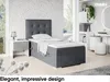 MEBLINI Boxspringbett mit Bettkasten - Gepolstert Produktbild-Vorschau 2