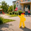 Relaxdays Waarschuwingsfiguur voor kinderen, met vlag, Productafbeelding-voorbeeld 6