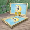 Mr. & Mrs. Panda serviertablett aus holz Pinguin Mond - Produktbild-Vorschau 2