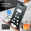 Hotte îlot 60cm recyclage air verre blanc Tactile LED App Voir les images du produit 4