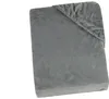 A folded gray plush blanket with a hood. Produktbild-Vorschau
