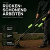 2-in-1 Akku-Bodenfräse, 100mm, elektrische Gartenfräse Mit Produktbild-Vorschau 6
