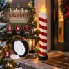 4x LED Candy Kerze 83cm | Outdoor | XXL Zuckerstange Produktbild-Vorschau 5