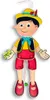 Dřevěná hračka skákadlo Pinocchio ŠxDxV 200x25x430mm Náhled obrázku produktu 3