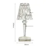 360Home USB Diamant Tischlampe Acryln Licht für Bar Produktbild-Vorschau 10