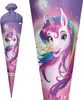 ROTH Schultüte groß Einhornportrait 70 cm mit Glittereffekt Produktbild-Vorschau 3