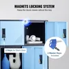 SucceBuy Metal Employee Locker, 9-türiger schwarzer Schrank Produktbild-Vorschau 4
