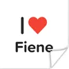 MuchoWow® Poster Ich liebe - Fiene - Mädchen 50x50 cm - Produktbild-Vorschau 1