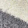 Shaggy Teppich Mehrfarbig Flieder Grau Creme – moderner Produktbild-Vorschau 3