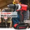 Akkuschrauber, Multifunktionale Akku-Bohrmaschine, mit 21V, Produktbild-Vorschau 8