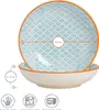 Nicola Spring handbedruckte Pastaschalen – 22 cm – 3 Farben Produktbild-Vorschau 3