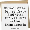 Mr. & Mrs. Panda Grußkarte Spruch Bichon Frisé Freude - Produktbild-Vorschau 1