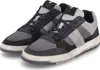 Bullboxer Herren Low Sneaker Schwarz Grau Leder Textil Produktbild-Vorschau 1