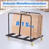 Carrito de transporte COSTWAY, capacidad de hasta 815 kg, Vista previa de la imagen del producto 4