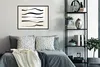 MuchoWow® Gerahmtes Poster Abstrakt - Linie - Pastell 80x60 Produktbild-Vorschau 5