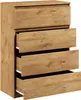 Kommode mit 4 Schubladen Sideboard Moderne artisan Produktbild-Vorschau 3
