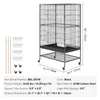 Vogelkäfig, geräumiges Design, langlebender Produktbild-Vorschau 2