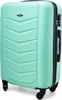 A mint green suitcase on a white background. Produktbild-Vorschau