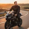 Motorradjacke textilien Kombi Jacke schwarz, Größe:54/XL Produktbild-Vorschau 3