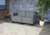 Modulární 2místná pohovka Lyon, látka/textil  šedá Náhled obrázku produktu 2