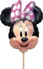 Mini Folien Ballon Disney's Minnie Maus 16cm Produktbild-Vorschau 3