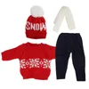 Baby-Mädchen-Puppenkleidung, Weihnachtspullover, Hose, Produktbild-Vorschau 2