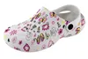 Damen Gartenclogs Clogs Pantoletten Bunte Blumen Produktbild-Vorschau 1