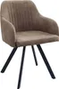 riess-ambiente Retro Design Stuhl LUCCA antik taupe Produktbild-Vorschau 6