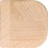 Holzfuß für Möbel, abgerundet, 6 x 6 x 21 cm, unbehandelt, Produktbild-Vorschau 2
