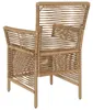 vidaXL Gartenstuhl 4 stk. Beige und Creme Poly-Rattan Produktbild-Vorschau 7