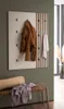 Garderobenpaneel modern in beige mit Eiche Natur Produktbild-Vorschau 2