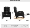 MODFU sedia a dondolo poltrona relax poltrona lounge con Anteprima dell’immagine prodotto 5
