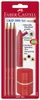 Matita FABER-CASTELL GRIP 2001 set blister rosso Anteprima dell’immagine prodotto 2