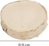 Holzscheibe zur Dekoration, Birkenholz, Durchmesser 6-8 cm, Produktbild-Vorschau 3