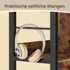VASAGLE Regal mit 3 Ebenen, 6 Fächern, Bücherregal, Produktbild-Vorschau 7