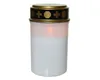 LED Kerze mit Timer Outdoor Grablicht 7x12cm Weiß / Produktbild-Vorschau 1