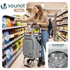 VOUNOT® Hliníkový nákupný vozík na schody, skladací nákupný Náhľad obrázku produktu 2