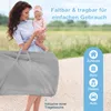 COSTWAY 3 in 1 Beistellbett mit Matratze, Babybett 6 Fach Produktbild-Vorschau 2