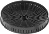 A black circular carbon filter for a range hood. Voir les images du produit