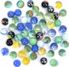 Glasmurmeln 80 Stück Kinder Murmelspiel Bunte Murmeln 15mm Produktbild-Vorschau 1