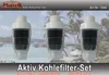 Mauk 3er Set Aktivkohlefilterfür Solardusche Zusatzfilter Produktbild-Vorschau 1