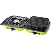 A camping stove and grill combo. Produktbild-Vorschau