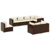 2024 Gartenmöbel 8-tlg. Garten-Lounge-Set mit Kissen Braun Produktbild-Vorschau 2