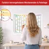 A2 Wandkalender 2026 EU-Version – 14 Monate Übersicht | Produktbild-Vorschau 4
