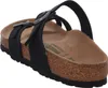 A black Birkenstock sandal is shown from a side-angle on a white background. Produktbild-Vorschau