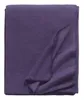 A folded purple fleece blanket on a white background. Produktbild-Vorschau