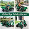Elektrischer Aufsitztraktor mit Anhänger und Fernbedienung Produktbild-Vorschau 2